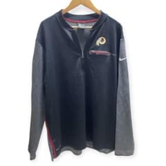 【希少・美品】ナイキ NFL レッドスキンズ ハーフジップスウェット XLのサムネイル