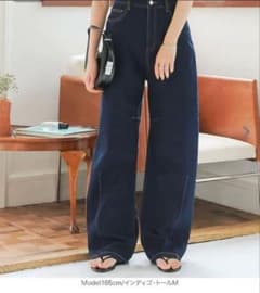 神戸レタス接触冷感カーブデニムパンツ（M4106）のサムネイル