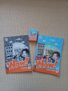 シェーン英会話Wow! student book 3&ワークブックセット シェーン英会話Wow! 5 生徒用ブックとワークブックカードセット