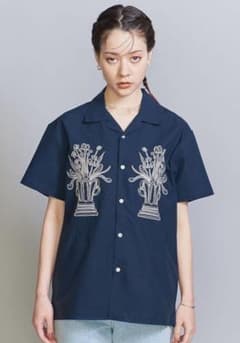 WAVE UNION◇BEAUTY&YOUTH エンブロダイアリーシャツ - メルカリ