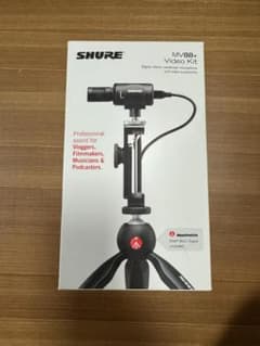 SHURE MV88+ ビデオキット + MV88用Rycoteウインドジャマー SHURE MV88+ ビデオキット + MV88用Rycoteウインドジャマー - メルカリ