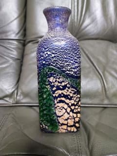 琉球稲嶺ガラス 稲嶺盛吉 花瓶 - メルカリ