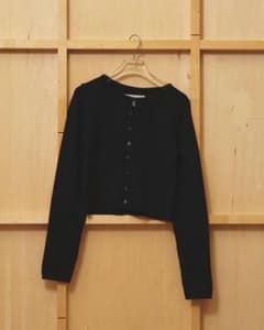 TODAYFUL Cashmere Compact Cardigan ブラック