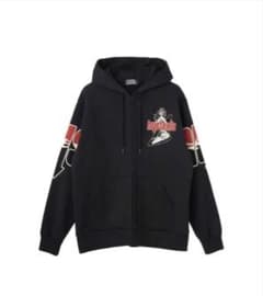 HYSTERIC GLAMOUR ジップアップパーカー ブラック M - メルカリ