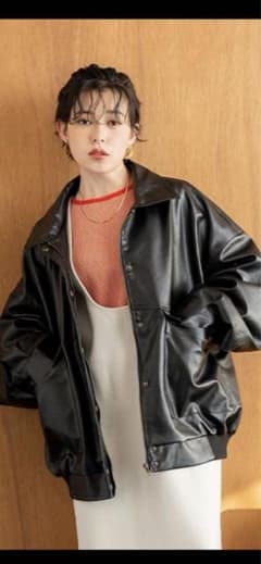 しまむら　megumi 合皮ワークブルゾンのサムネイル