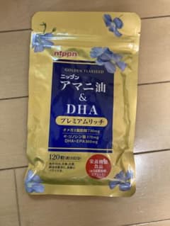 nippn アマニ油＆DHA プレミアムリッチ 120粒のサムネイル