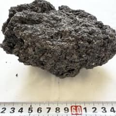 溶岩石 火山岩 黒 不規則形状 約10cm - メルカリ