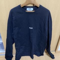 MSGM ロングスリーブカットソー ブラック Lサイズ 長袖 ロンT - メルカリ