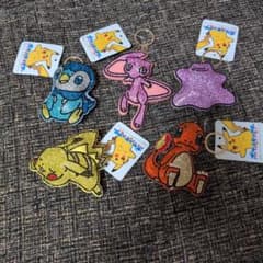 ポケットモンスター ラインストーン キーホルダー 5種セットのサムネイル