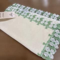 近沢レース タオルハンカチ ハナミズキ アイボリー - メルカリ