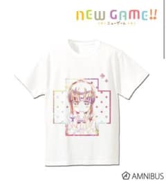 NEW GAME!! Ani-Art T셔츠 타키모토 히후미 Men's M