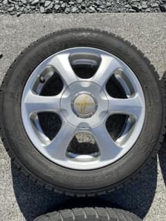 ②スタッドレス　タイヤホイールセット　155/65R 14のサムネイル