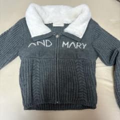 正規品　ANDMARY Mary logo zip topsのサムネイル