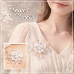 ④ブローチ　コサージュ　華　フォーマル　ワンポイント　卒業　卒園　入園　パーティ