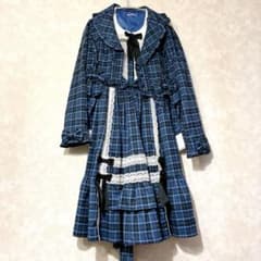 axes femme kawaii タータンチェックワンピース&ジャケットセット