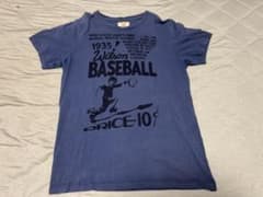 【USA製】Wilson ウィルソン ヴィンテージ風 ベースボールTシャツ 40のサムネイル