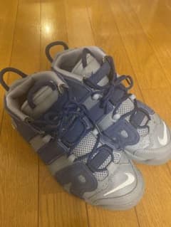 NIKE AIR MORE UPTEMPO ネイビー　グレー　24.5のサムネイル