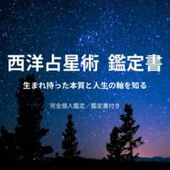 【匿名配送】西洋占星術ホロスコープ鑑定　ホロスコープ付きのサムネイル
