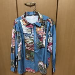 柄シャツ シャツ 一点物のサムネイル