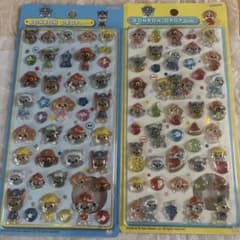 パウ・パトロール ボンボンドロップシール 2種セットのサムネイル