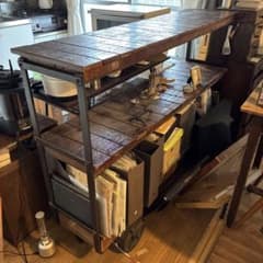 ジャーナルスタンダードファニチャー　バースシェルフ　ヴィンテージ　アンティーク ジャーナルスタンダードファニチャー バースシェルフ 中古 - メルカリ