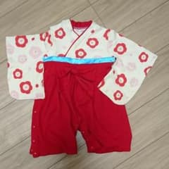 袴ロンパース 女の子 70のサムネイル