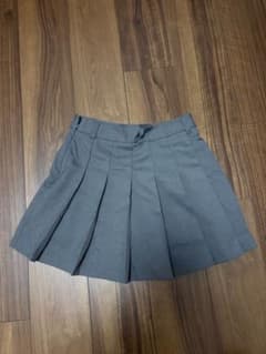 プリーツミニスカート グレーのサムネイル
