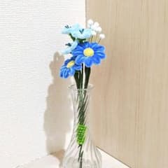 ♡SALE♡〈モールフラワー〉ネモフィラ×ブルーデイジー×カスミソウ(青