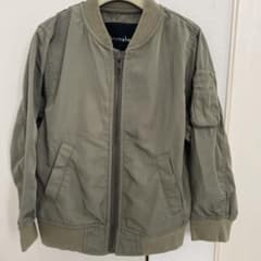 オリーブグリーン ボンバージャケット 110cmのサムネイル