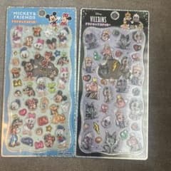 u*す様 ミッキー＆フレンズ ヴィランズ ディズニープチドロップステッカー 2種のサムネイル