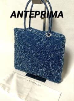 ANTEPRIMA【アンテプリマ】シグネチャーワイヤーハンドバッグ　ライトブルー ANTEPRIMA【アンテプリマ】シグネチャーワイヤーハンドバッグ ライト