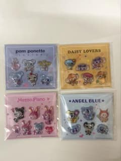 ナルミヤキャラクターズ　ぷっくりシール　コンプリート　4種セット(翌日配送)のサムネイル