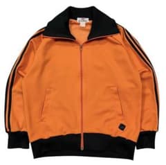  トラックジャケット ジャージ ブラック オレンジ L 90s 90s トラックジャケット オレンジ×ブラック M - メルカリ