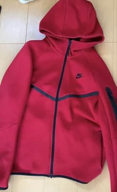 激レア）旧NIKE テックフリース セットアップ レッド - メルカリ