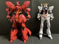 RG逆襲のシャアセット サザビー ニューガンダム νガン ジャンク ガンプラのサムネイル