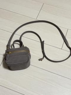 チーバッグ　chiiiibag マイクロバニティスエード　グレーのサムネイル