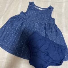 baby Gap デニム風ワンピース《80》のサムネイル