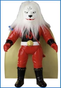 メディコム・トイ ピープロレトロソフビ 快傑ライオン丸植毛版