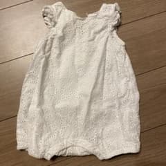 H&M ベビー ロンパース ホワイトのサムネイル
