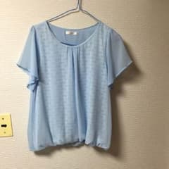【値下げ】【美品】シフォンレースブラウスのサムネイル