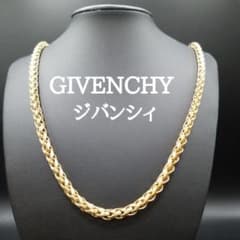 美品✨ジバンシィ太編み込みチェーン_レディースゴールドネックレス_