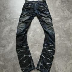 johnny wolf hem zip 3D denimロング丈 archive - メルカリ