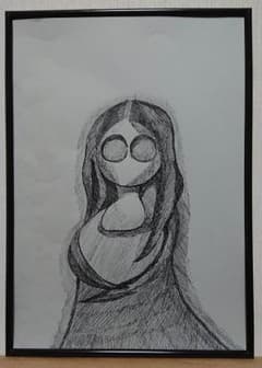 オリジナルイラスト/手描き/自作/現代アート/ボールペン画/細密画/ポスターのサムネイル