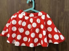 Tokyo Disney Resort polka dot skirt, size 120cm