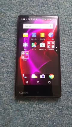 〓 SoftBank. AQUOS - 503SH  レッドのサムネイル