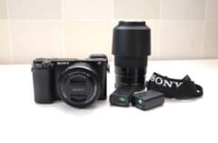 ミラーレス一眼カメラ Sony a6100 レンズキット(標準・望遠)付きのサムネイル