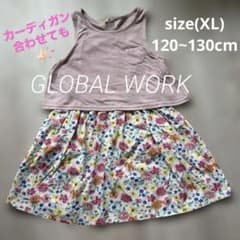 GLOBAL WORK花柄 ノースリーブワンピースのサムネイル