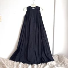 MARIHA 小鳥の歌のドレス ノースリーブギャザーワンピース ブラック MARIHA 小鳥の歌のドレス ノースリーブギャザーワンピース ブラック