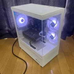 ホワイトピラーレス Ryzen5500 RX6600XT搭載ゲーミングPC - メルカリ