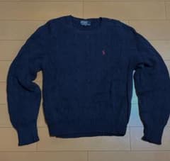 Polo Ralph Lauren ケーブルニット セーター ネイビーのサムネイル